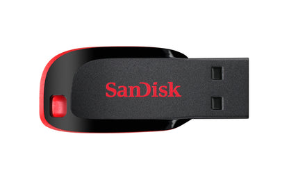 Zewnętrzna pamięć USB-A SanDisk Cruzer Blade, 128Gb SDCZ50-128G-B35
