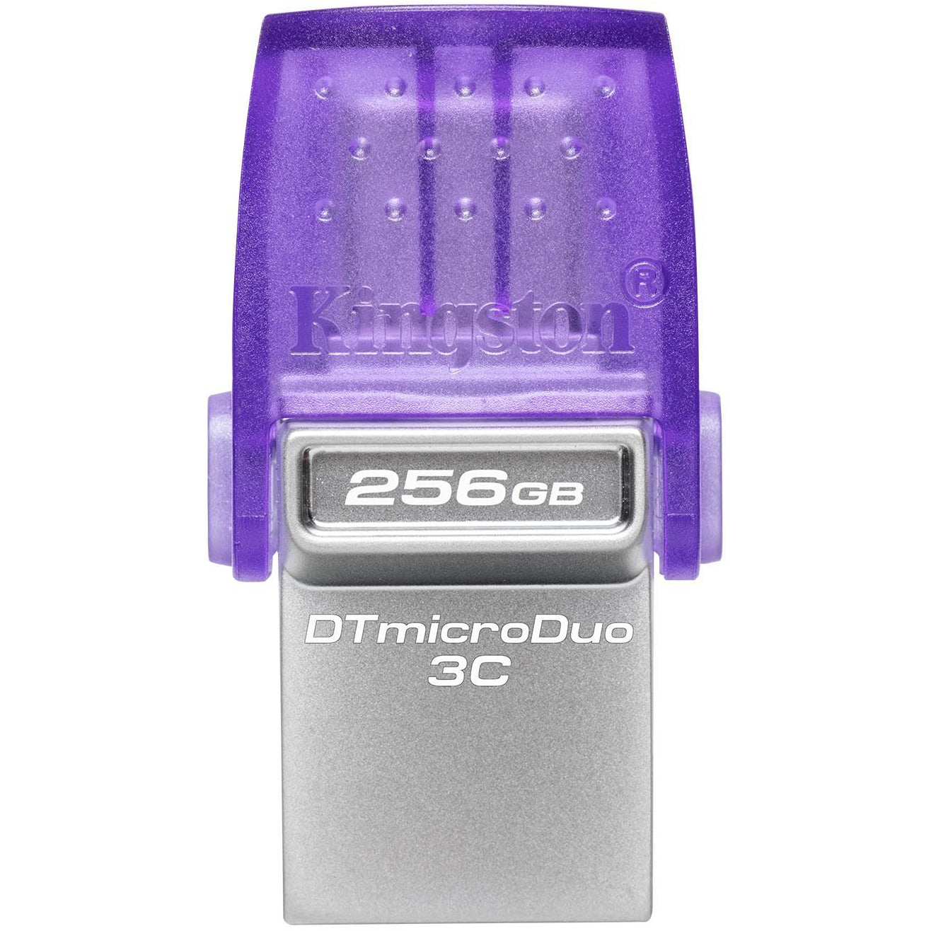 Pamięć zewnętrzna USB-A - USB-C Kingston microDuo 3C, 256Gb DTDUO3CG3/256GB 