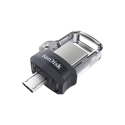 Zewnętrzna pamięć USB-A 3.0 / microUSB SanDisk Ultra Dual Drive, 64Gb SDDD3-064G-G46