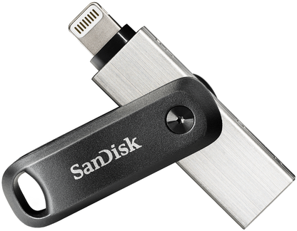 Zewnętrzna pamięć USB-A 3.0 / Lightning SanDisk iXpand Go, 128Gb SDIX60N-128G-GN6NE