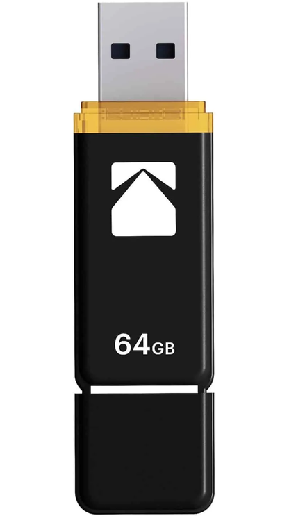 Pamięć zewnętrzna USB-A 3.0 Kodak K100, 64Gb EKMMD64GK103
