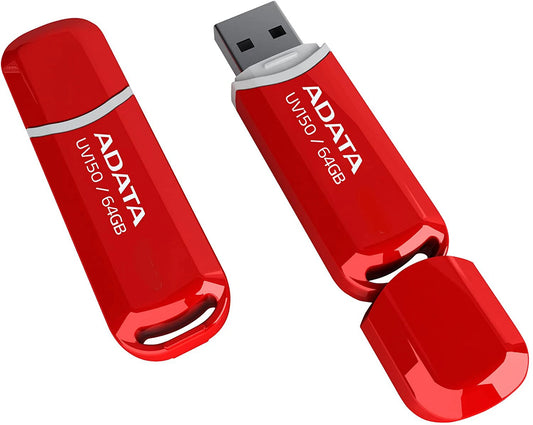 Zewnętrzna pamięć USB-A 3.2 Adata UV150, 64Gb AUV150-64G-RRD