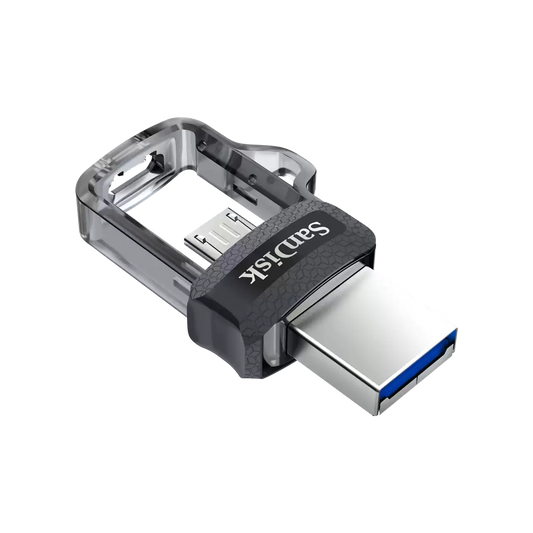 Zewnętrzna pamięć USB-A 3.0 / microUSB SanDisk Ultra Dual Drive, 128Gb SDDD3-128G-G46