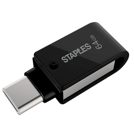 Zewnętrzna pamięć USB-A 3.1 / USB-C Staples K23, 64Gb EKMMD64GK233CST