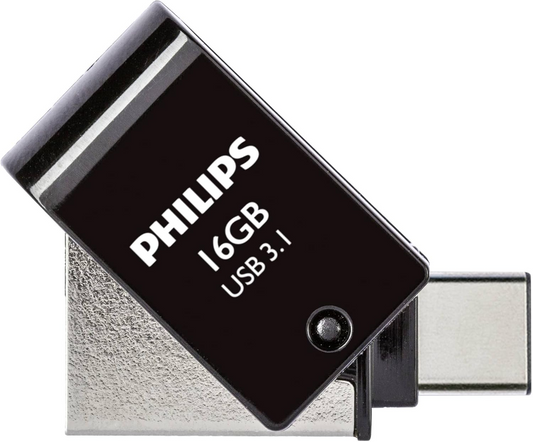 Pamięć zewnętrzna USB-A 3.1 / USB-C Philips, 16GB FM16DC152B/00