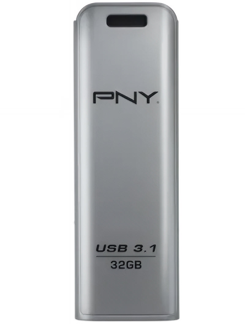 Pamięć zewnętrzna USB-A 3.1 PNY Elite Steel, 32Gb FD32GESTEEL31G-EF