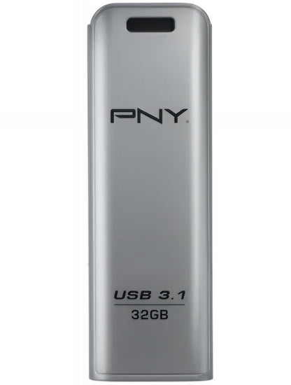Pamięć zewnętrzna USB-A 3.1 PNY Elite Steel, 32Gb FD32GESTEEL31G-EF