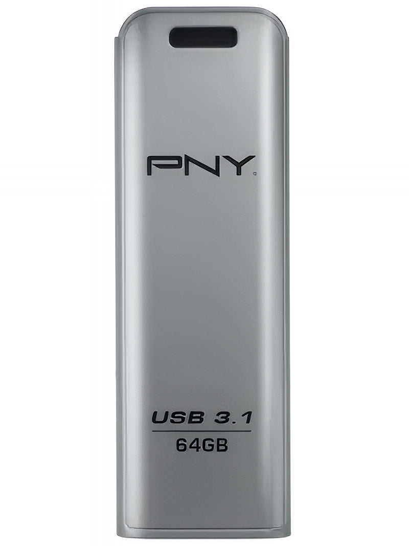 Pamięć zewnętrzna USB-A 3.1 PNY Elite Steel, 64Gb FFD64GESTEEL31G-EF