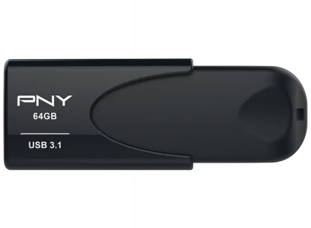 Pamięć zewnętrzna USB-A 3.1 PNY Attache 4, 64Gb FD64GATT431KK-EF