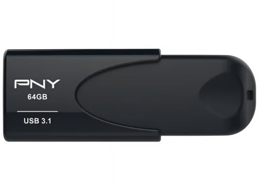 Pamięć zewnętrzna USB-A 3.1 PNY Attache 4, 64Gb FD64GATT431KK-EF