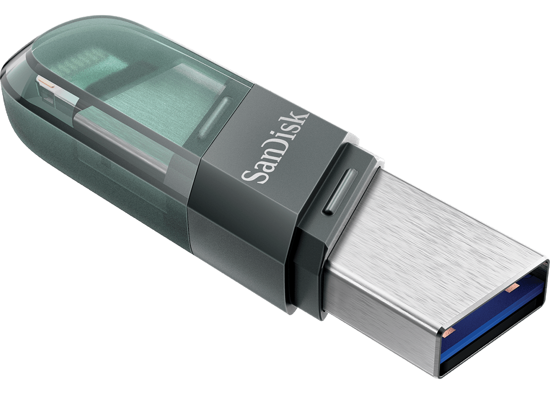 Zewnętrzna pamięć USB-A 3.1 / Lightning SanDisk iXpand Flip, 64Gb SDIX90N-064G-GN6NN