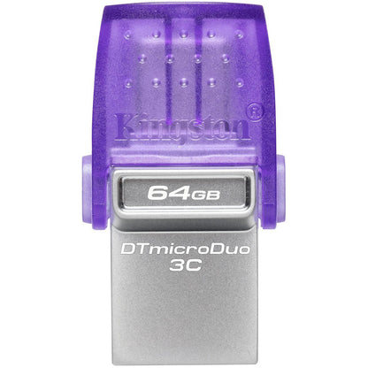 Pamięć zewnętrzna USB-A 3.2 / USB-C Kingston microDuo 3C, 64Gb DTDUO3CG3/64GB