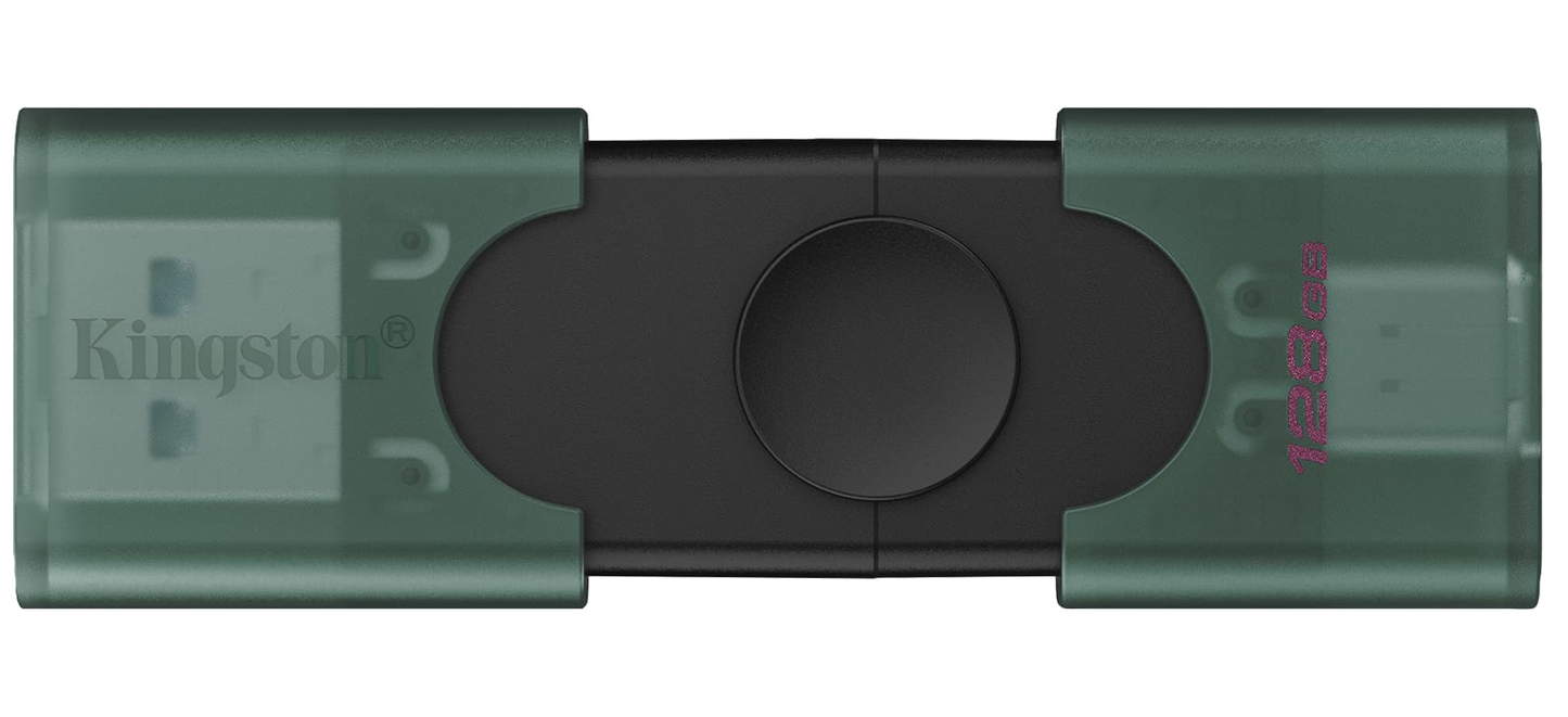 Pamięć zewnętrzna USB-A 3.2 / USB-C Kingston Duo, 128Gb DTDEG2/128GB