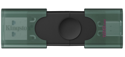 Pamięć zewnętrzna USB-A 3.2 / USB-C Kingston Duo, 128Gb DTDEG2/128GB