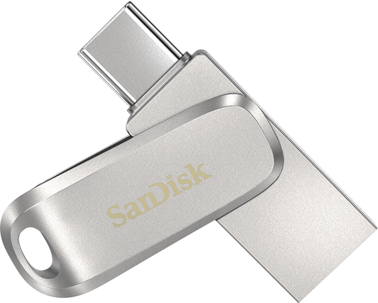 Pamięć zewnętrzna USB-A 3.2 / USB-C SanDisk Ultra Luxe Dual Drive, 256Gb SDDDC4-256G-G46