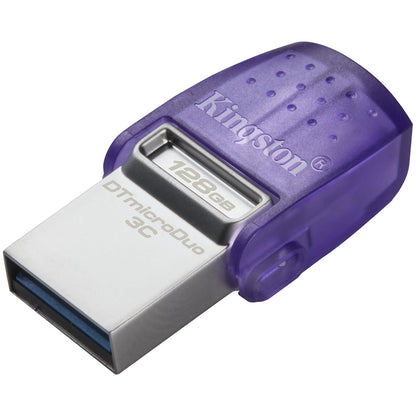 Pamięć zewnętrzna USB-A 3.2 / USB-C Kingston microDuo 3C, 128Gb DTDUO3CG3/128GB 