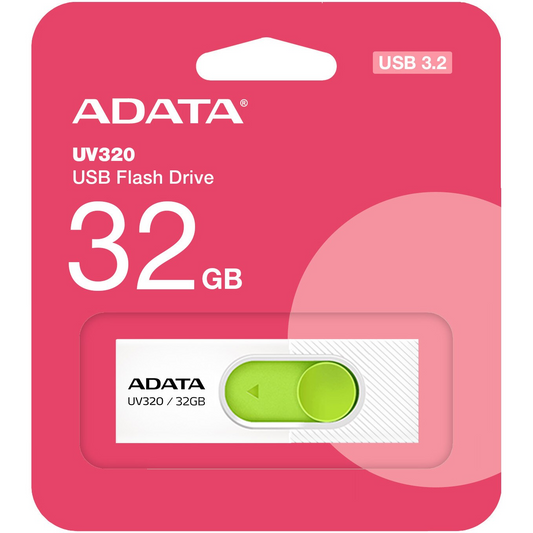 Zewnętrzna pamięć USB-A 3.2 Adata UV320, 32Gb AUV320-32G-RWHGN