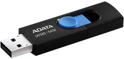Pamięć zewnętrzna USB-A 3.2 Adata UV320, 64GB AUV320-64G-RBKBL