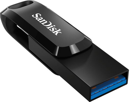 Pamięć zewnętrzna USB-A 3.2 / USB-C SanDisk Ultra Dual Go, 512GB SDDDC3-512G-G46