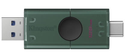 Pamięć zewnętrzna USB-A 3.2 / USB-C Kingston Duo, 128Gb DTDEG2/128GB