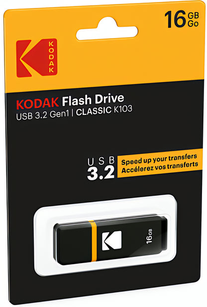 External USB-A 3.2 Memory Kodak K100, 32Gb EKMMD32GK103