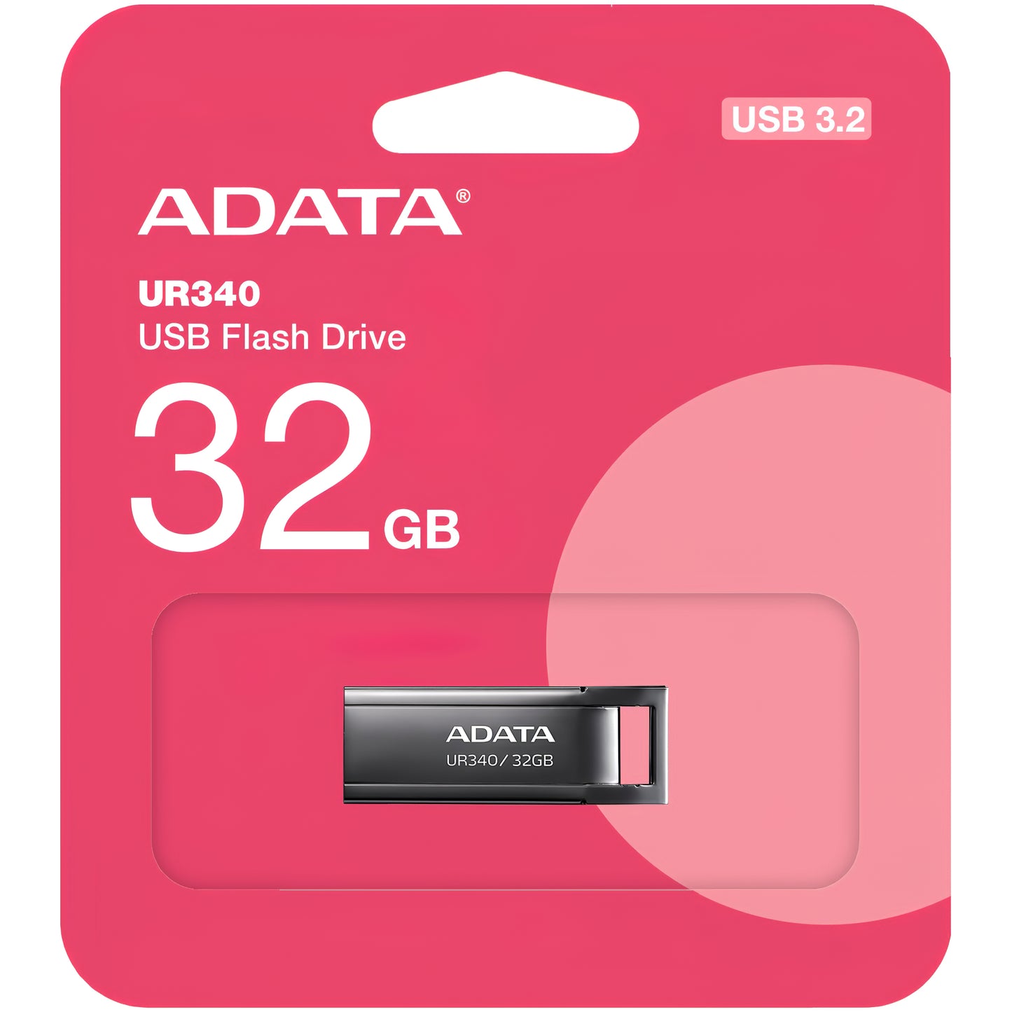 Pamięć zewnętrzna USB-A 3.2 Adata UR340, 32 Gb AROY-UR340-32GBK 