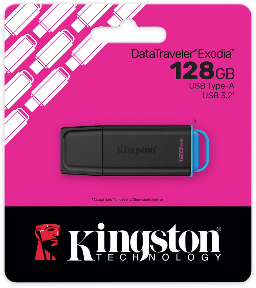 External USB-A 3.2 Memory Kingston DT Exodia, 128Gb DTXG2/128GB