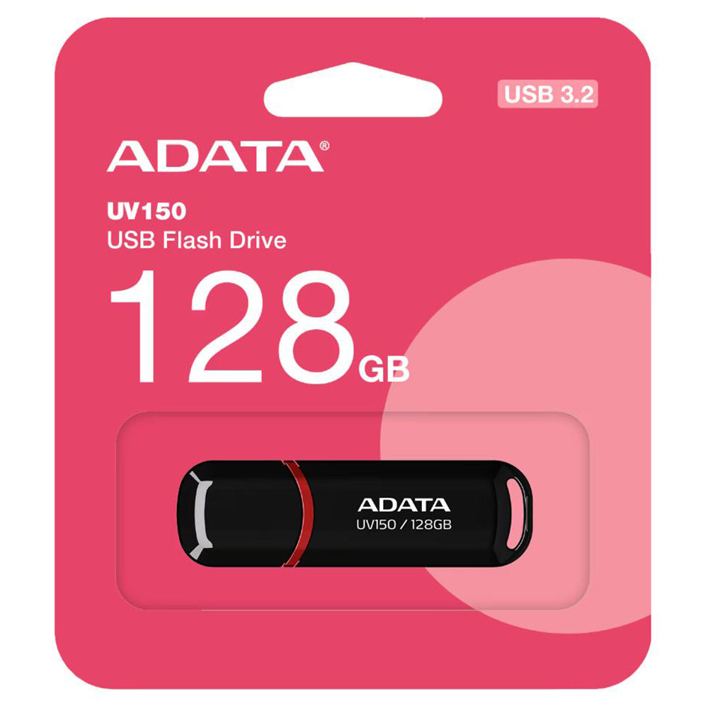 Pamięć zewnętrzna USB-A 3.2 Adata UV150, 128 GB AUV150-128G-RBK
