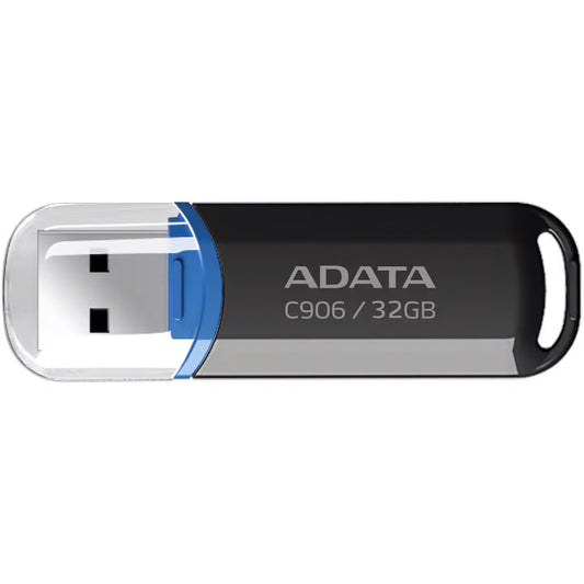 Zewnętrzna pamięć USB-A Adata C906, 32Gb AC906-32G-RBK