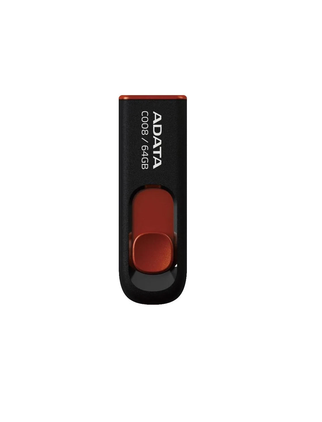 Zewnętrzna pamięć USB-A Adata C008, 64Gb AC008-64G-RKD
