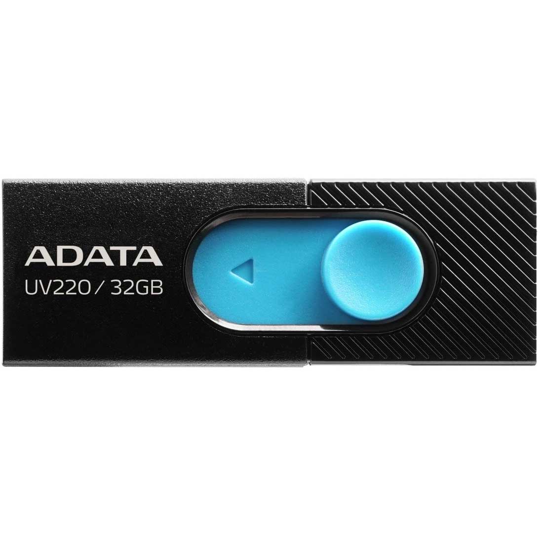 Zewnętrzna pamięć USB-A Adata UV220, 32Gb AUV220-32G-RBKBL 