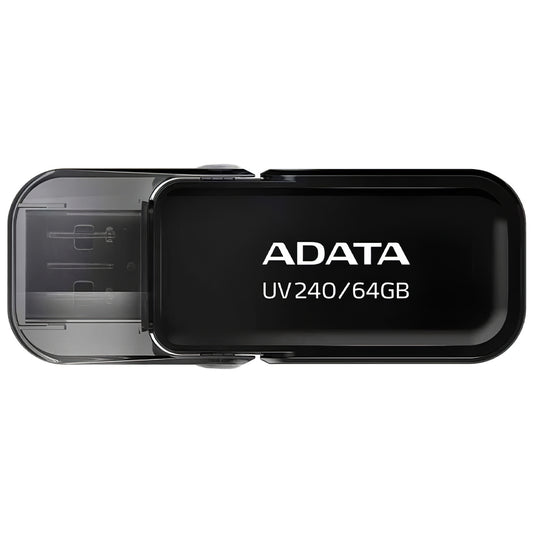 Zewnętrzna pamięć USB-A Adata UV240, 64Gb AUV240-64G-RBK AUV240-64G-RBK 