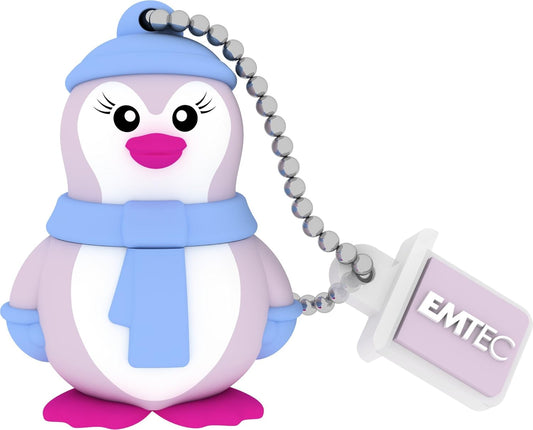 Zewnętrzna pamięć USB-A Emtec M336 Miss Penguin, 16Gb ECMMD16GM336