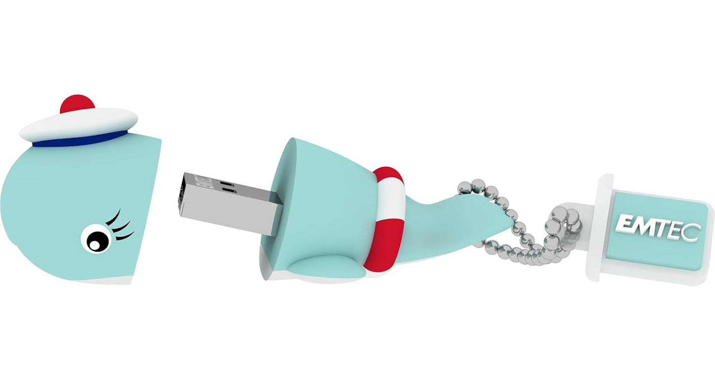 Zewnętrzna pamięć USB-A Emtec M337 Whale, 16Gb ECMMD16GM337
