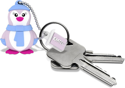 Zewnętrzna pamięć USB-A Emtec M336 Miss Penguin, 16Gb ECMMD16GM336