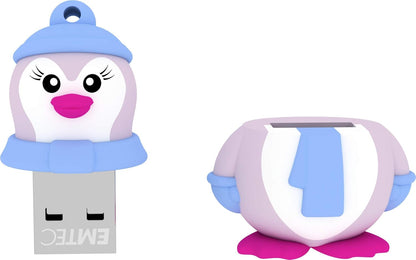 Zewnętrzna pamięć USB-A Emtec M336 Miss Penguin, 16Gb ECMMD16GM336