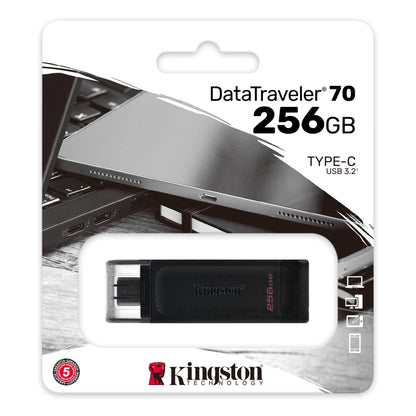 Pamięć zewnętrzna Kingston DT70 DT70/256GB USB-C, 256 Gb 