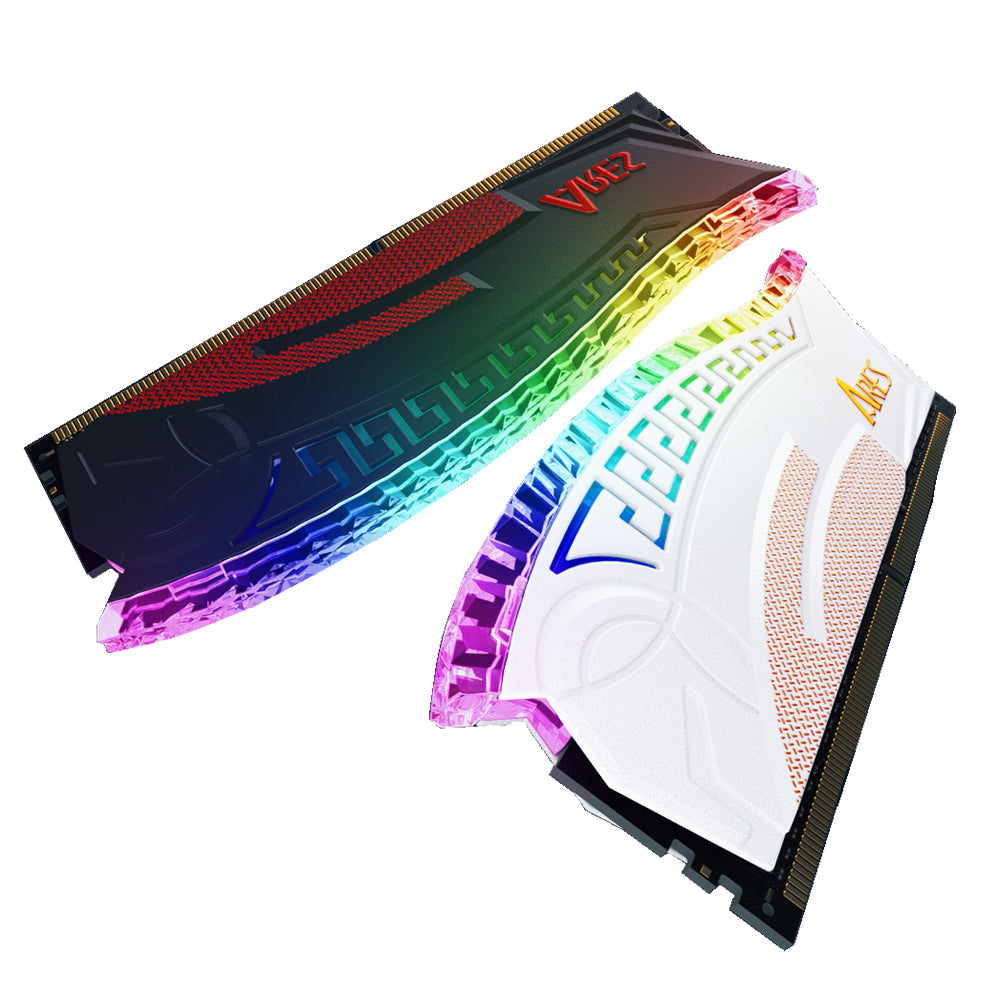 Pamięć RAM Dato Ares Armor, DDR4, RGB, 2 x 8GB, 3600Mhz, CL18, Czarna AMRGB8GX216G36K