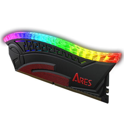 Pamięć RAM Dato Ares Armor, DDR4, RGB, 8GB, 3200Mhz, CL16, Czarna