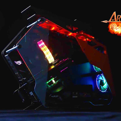 Pamięć RAM Dato Ares Armor, DDR4, RGB, 8GB, 3200Mhz, CL16, Czarna