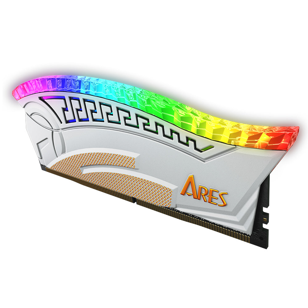 Pamięć RAM Dato Ares Armor, DDR4, RGB, 8GB, 3600Mhz, CL18, Biała AMRGB1G88G36W