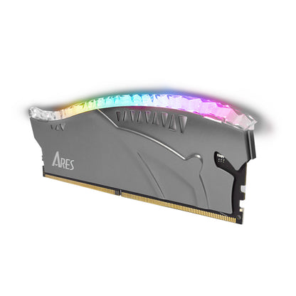 Pamięć RAM Dato Ares Armor Lite, DDR5, RGB, 16GB, 7200Mhz, Szara ARB16G5G72