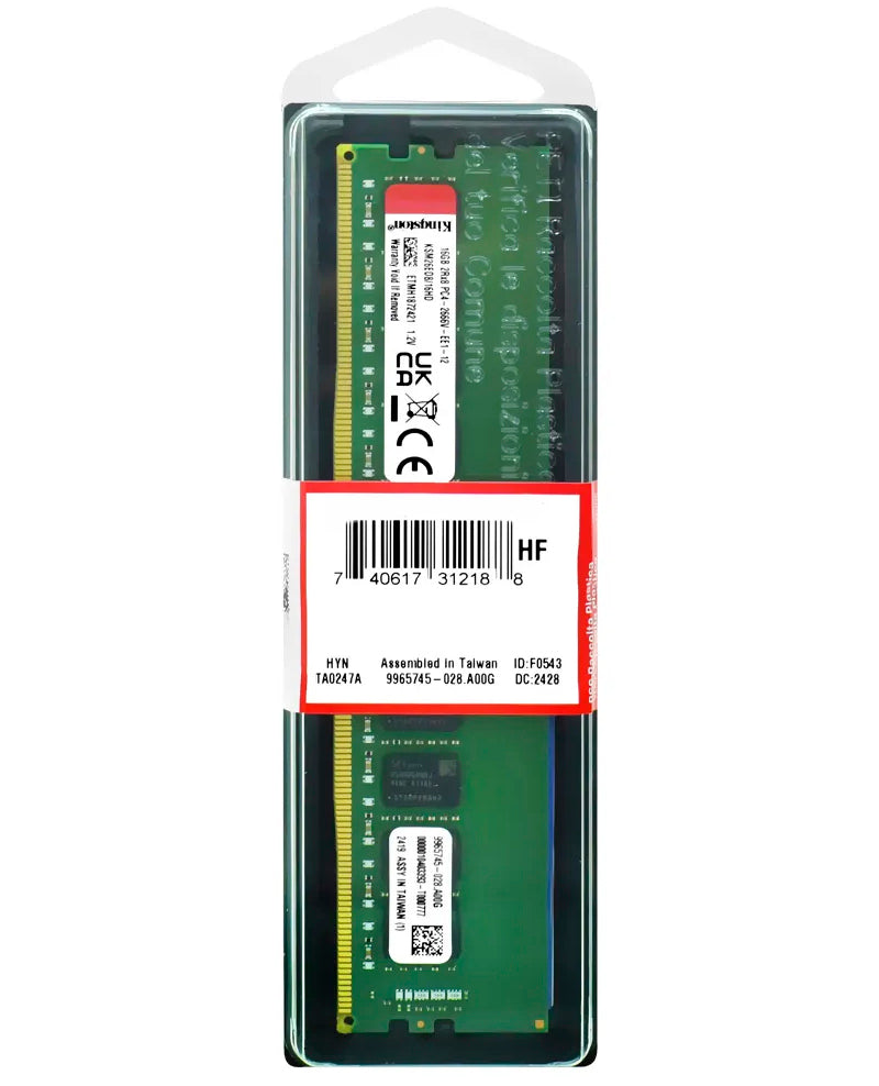 Pamięć RAM Kingston ValueRAM, DDR5, 8GB, 5600MHz KVR56U46BS6-8