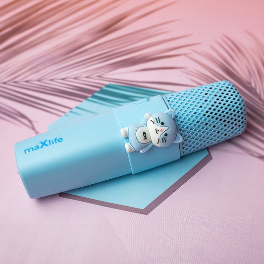 Mikrofon Bluetooth MaXlife Animal MXBM-500, niebieski