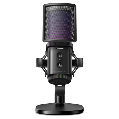 UGREEN CM581 Cardioid Microphone (65629), RGB, USB-C, 1.5m, Black