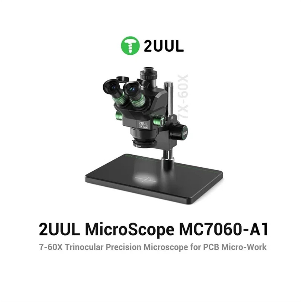 2UUL MC7060-A1 Microscope, Black