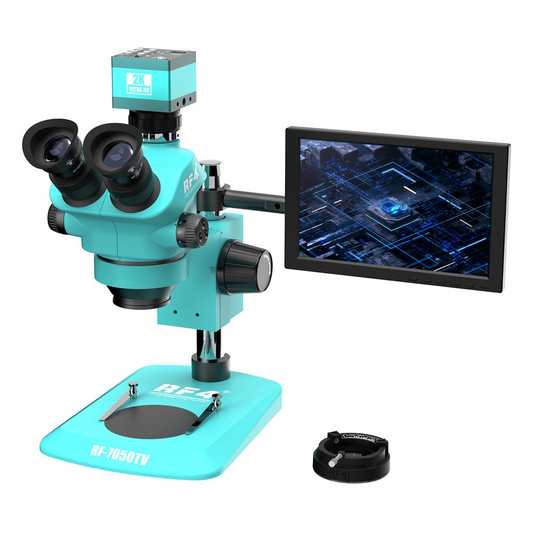 Mikroskop z monitorem i kamerą RF4 RF-7050TV + 2KC2PRO + S010