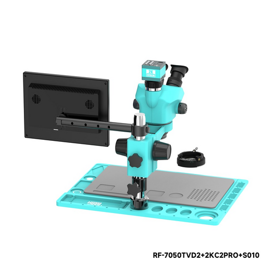 Mikroskop z monitorem i kamerą RF4 RF-7050TVD2 + 2KC2PRO + S010