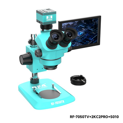 Mikroskop z monitorem i kamerą RF4 RF-7050TV + 2KC2PRO + S010