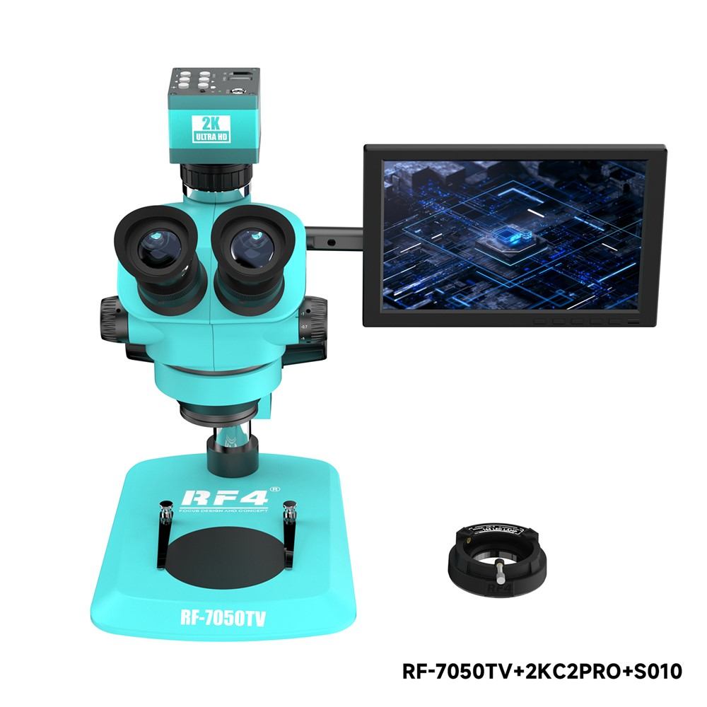 Mikroskop z monitorem i kamerą RF4 RF-7050TV + 2KC2PRO + S010